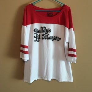 SOLD - Harley Quinn “Daddy’s Little Monster” Tee